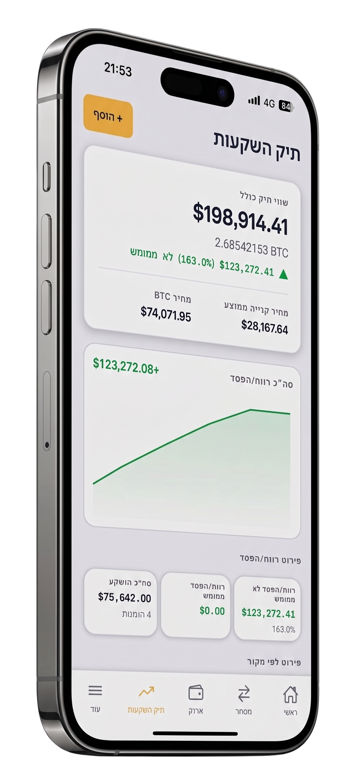 Heartbit portfolio view